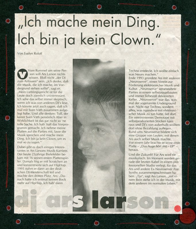 DJ-Anfänge · Pressetext