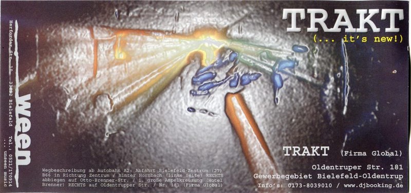 Trakt (Firma Global) · Adresskarte · Oldentruper Str. 181 · Gewerbegebiet Bielefeld-Oldentrup · ween music · Wegbeschreibung