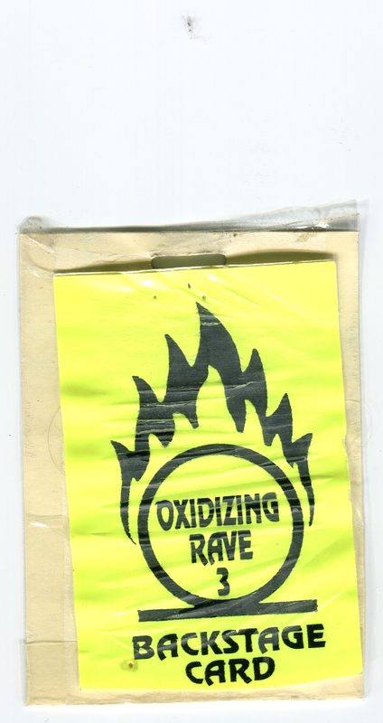 Oxidizing Rave · Flyer
