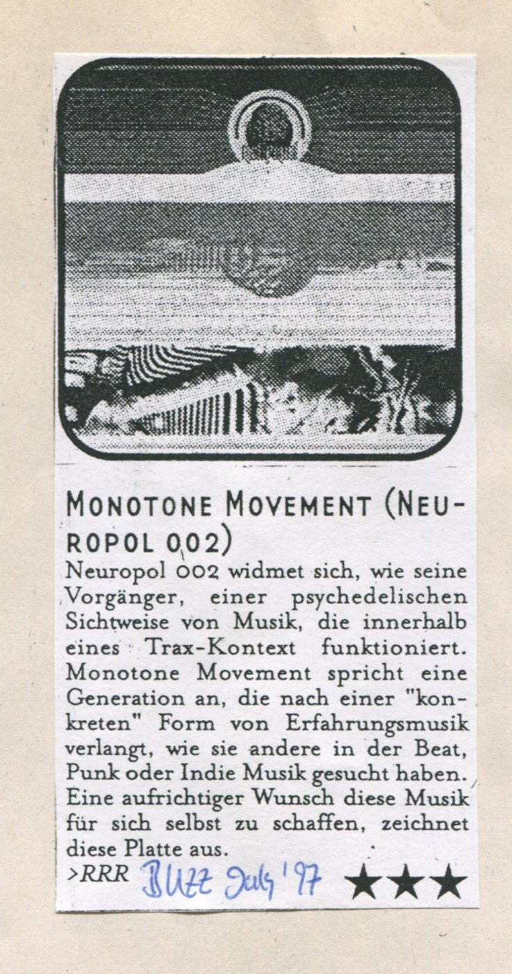 BUZZ 07.97 — Monotone Movement NP002