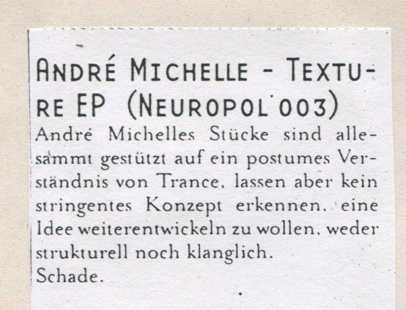 RRR — André Michelle Texture NP003