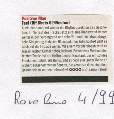 Raveline 04/99 · Off Shots 02