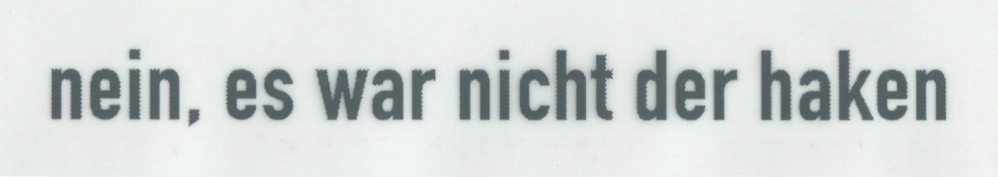 Nein, es war nicht der Haken · Sonderveröffentlichungen · Scan leitz0097_part-01